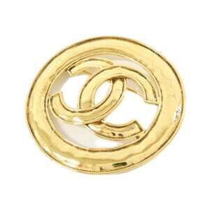 CHANEL Authentic Gold Brooch